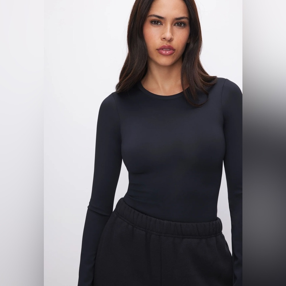 NWT Good American The Sculpting Modern Long Sleeve Bodysuit size XL - Picture 2 of 11